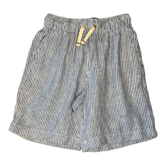 NEW Crewcuts Boys’‎ Size 10 Blue & White Kids' printed pull-on linen short NWT - Picture 1 of 5
